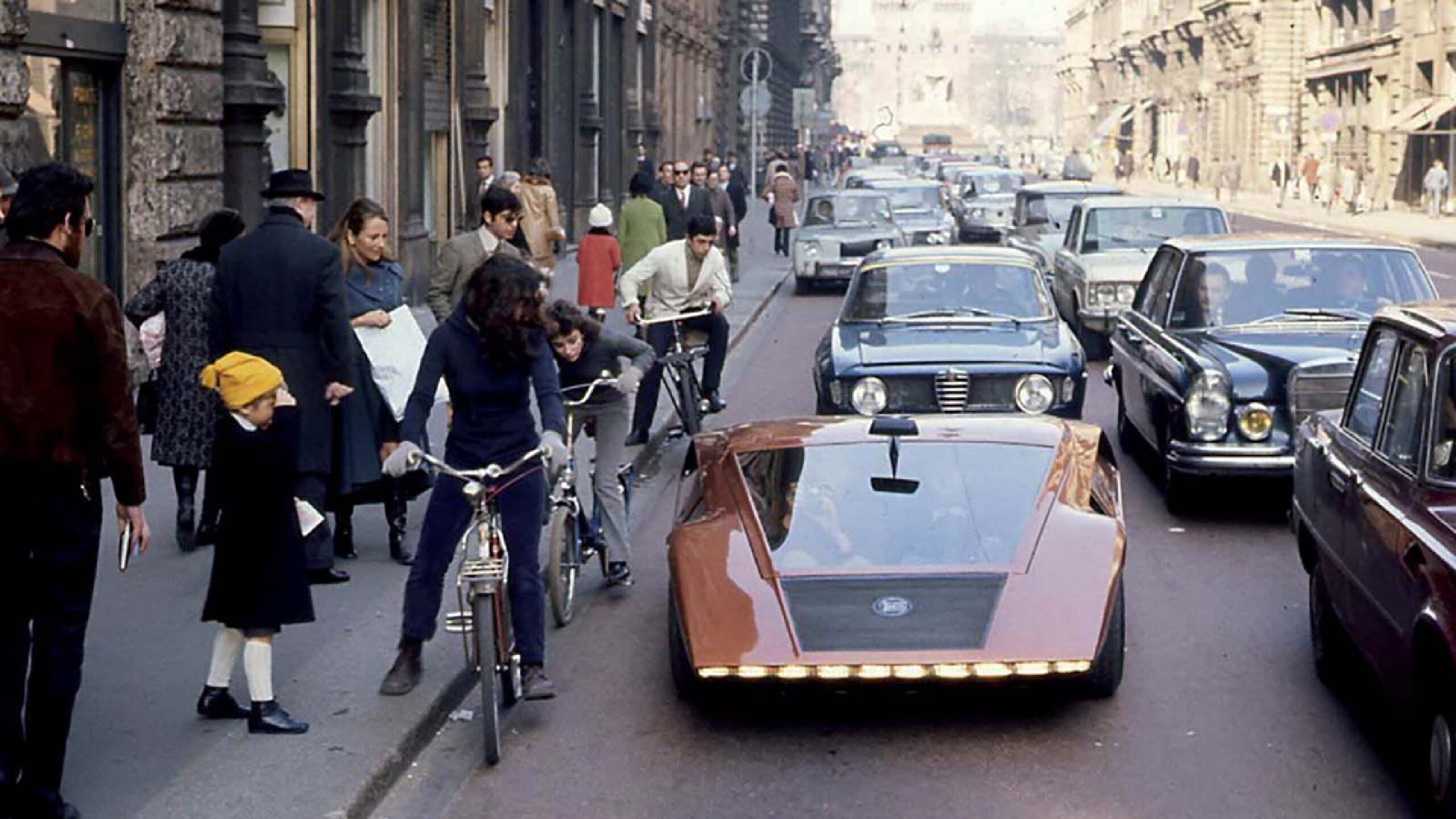 The Lancia Stratos Zero Lands In Turin, 1971